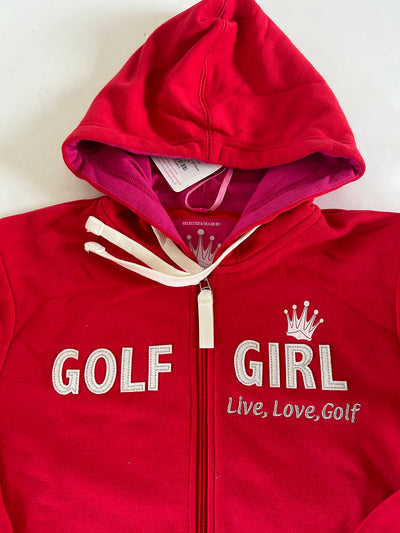 Golf Girl Hoodie - Red (sample)