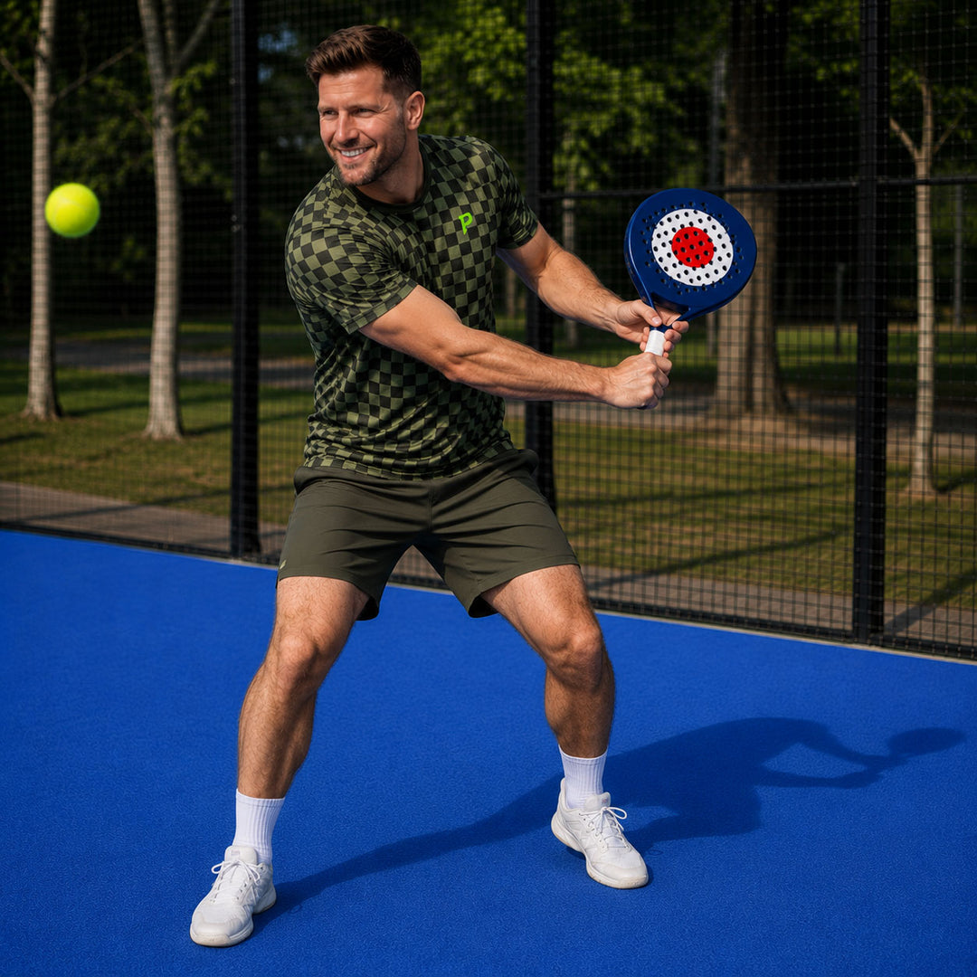 Padel Ripple Tech Tee – Khaki