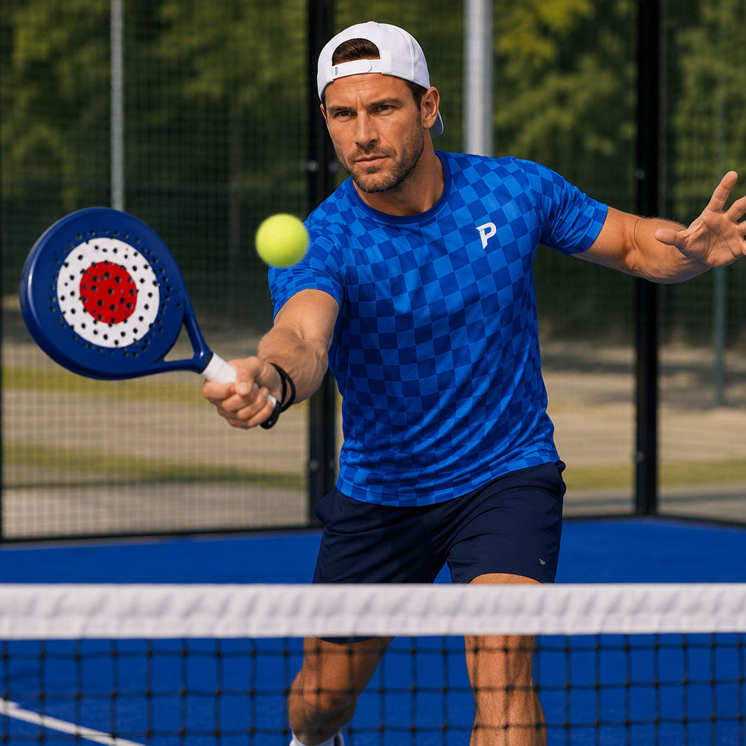 Padel Ripple Tech Tee – Blue
