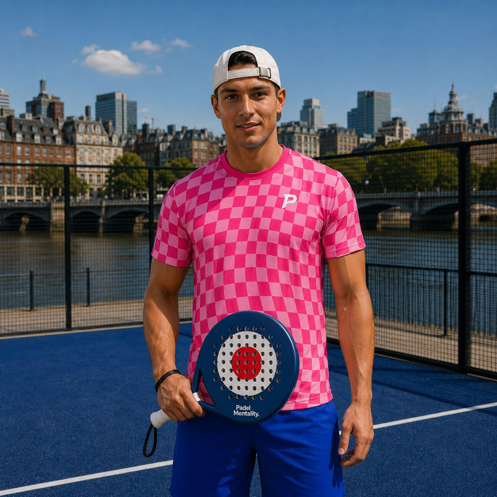 Padel Ripple Tech Tee – Pink