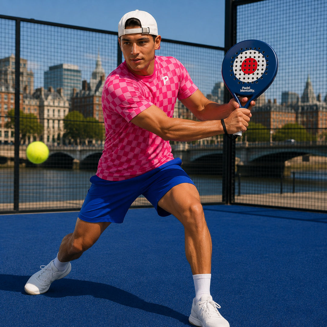 Padel Ripple Tech Tee – Pink