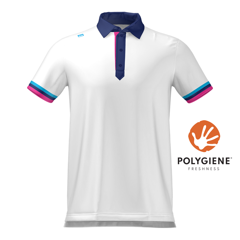 Cmax Roller Polo Shirt White MFY