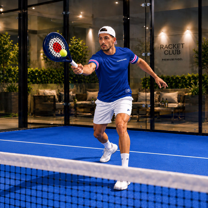 Padel Glint Tech T Shirt - Navy
