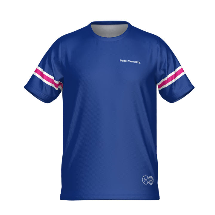 Padel Glint Tech T Shirt - Navy