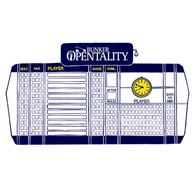 The Opentality Scoreboard T Shirt - White