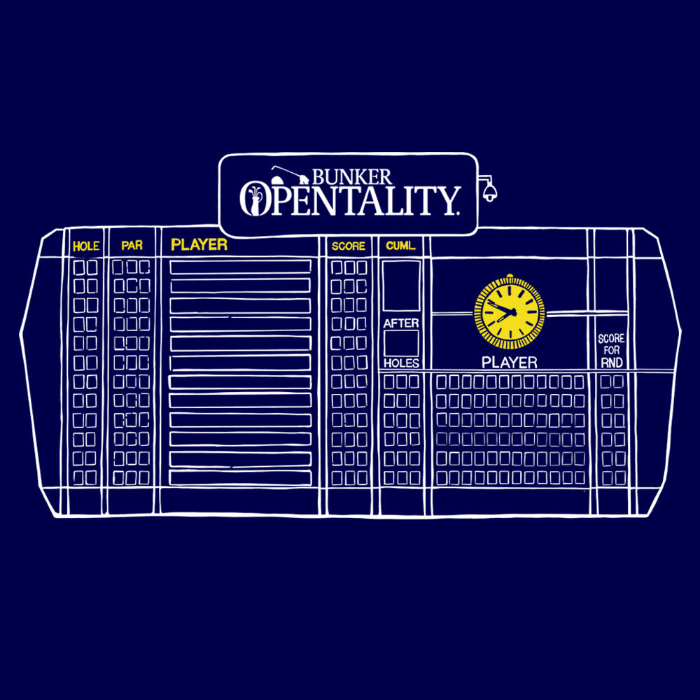 The Opentality Scoreboard T Shirt - Navy