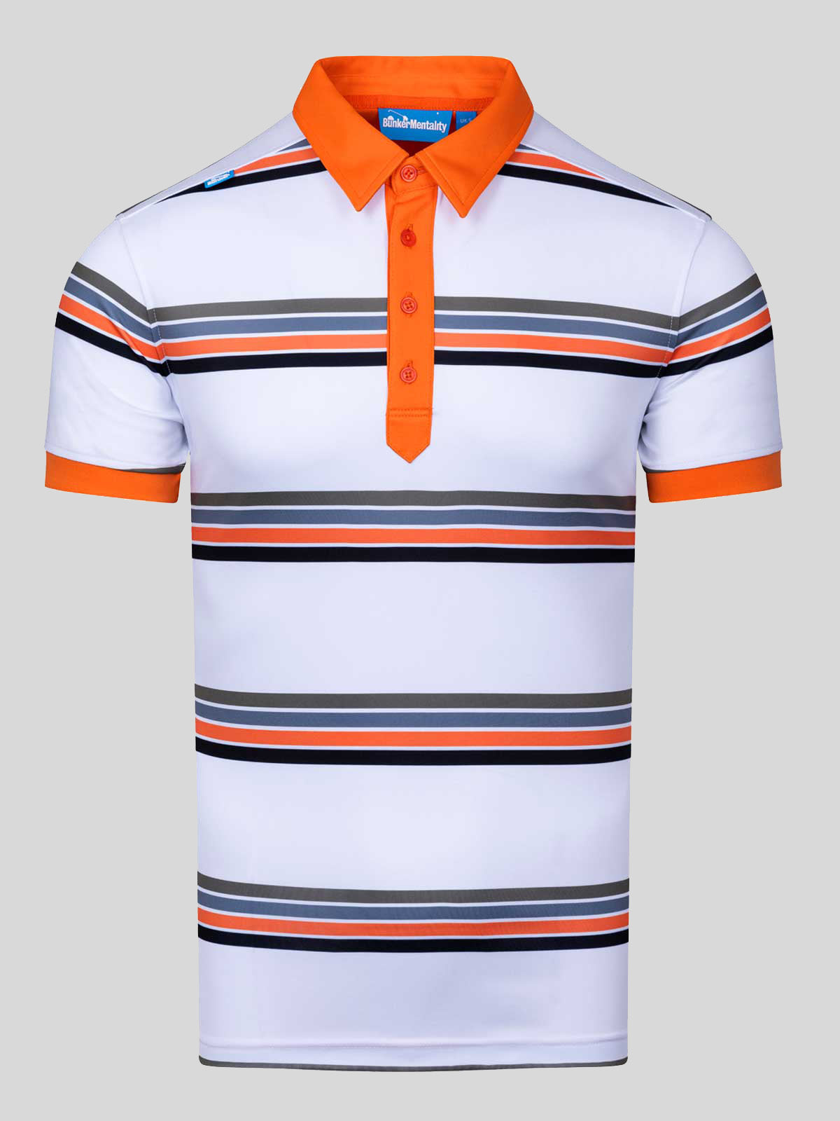 CMAX Script Polyester Polo Shirt - Orange - Medium (sample)