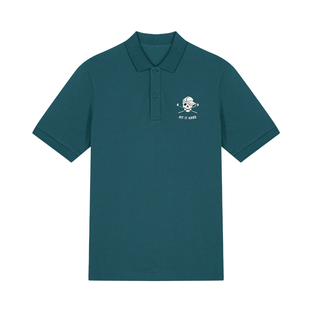 Bunker Skull Polo Shirt Green