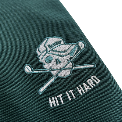 Bunker Skull Polo Shirt Green