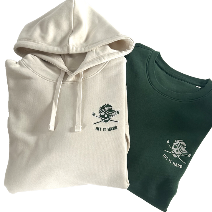Skull Embroidered Hoodie