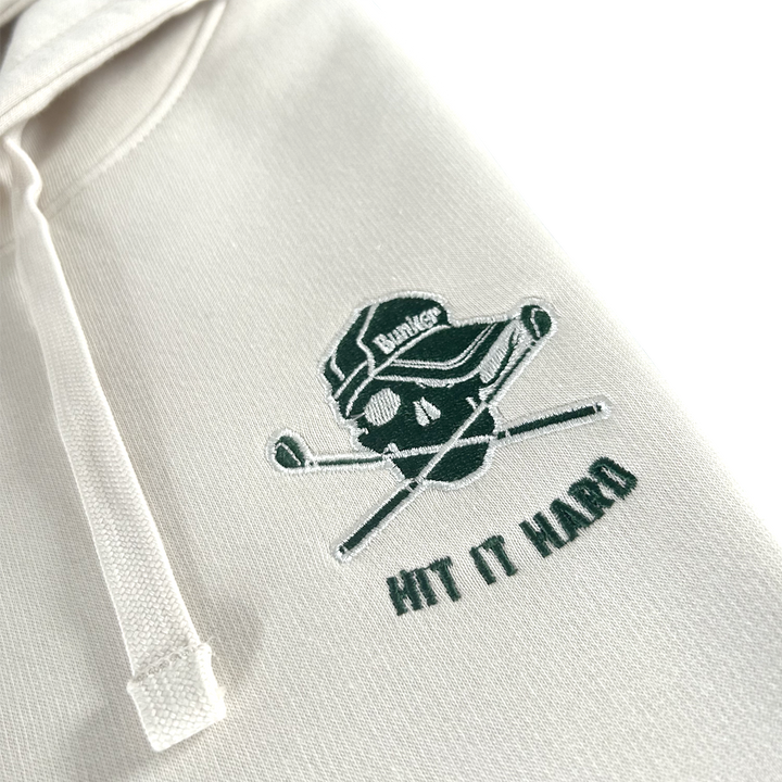 Skull Embroidered Hoodie