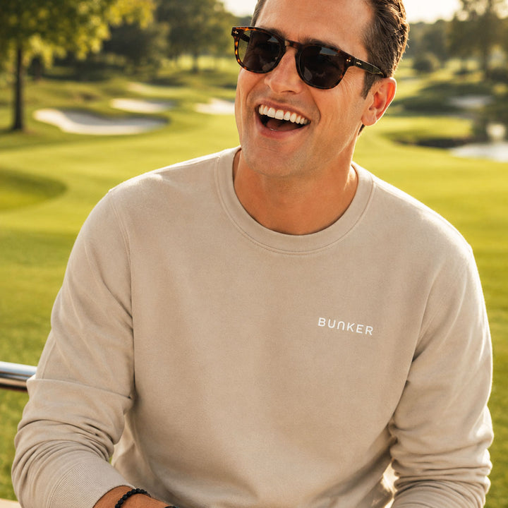 Logo Sweatshirt Desert Dust