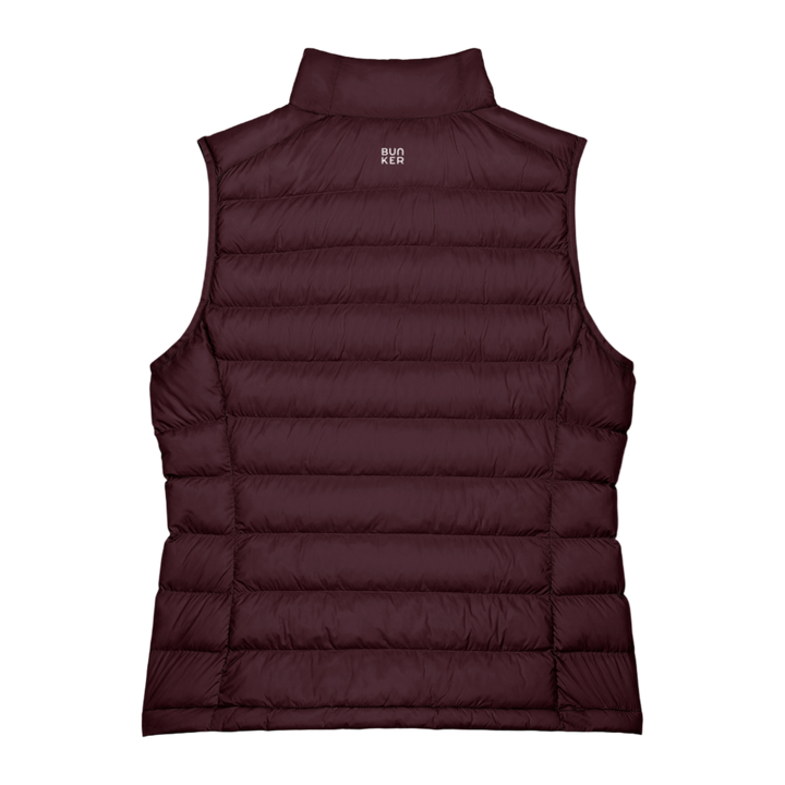 Tech Gilet Womens Deep Burgundy