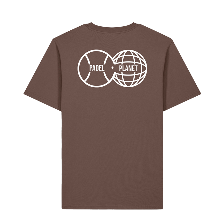 Padel and Planet Organic Cotton T-Shirt - Mocha