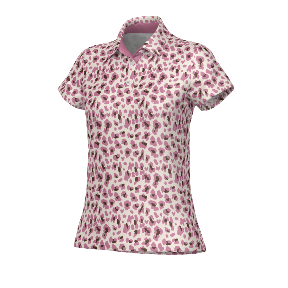 Flair Polo - Chocolate, Pink