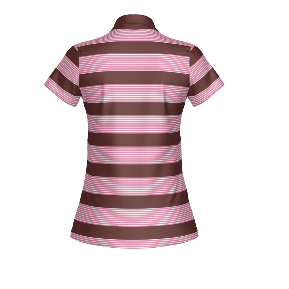 Lyra Polo - Chocolate, Rose Pink