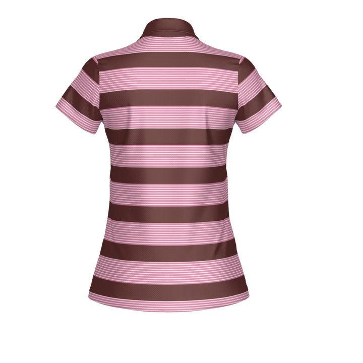 Lyra Polo - Chocolate, Rose Pink