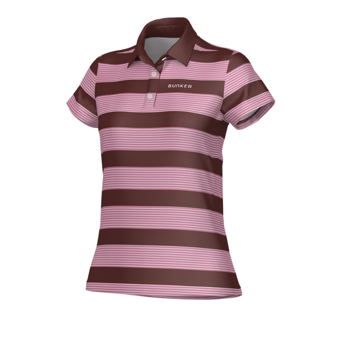 Lyra Polo - Chocolate, Rose Pink