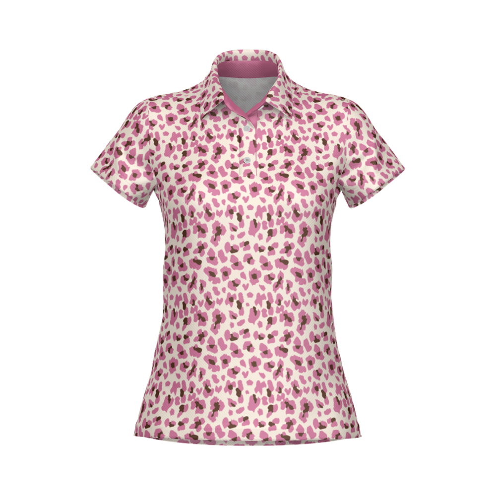 Flair Polo - Chocolate, Pink