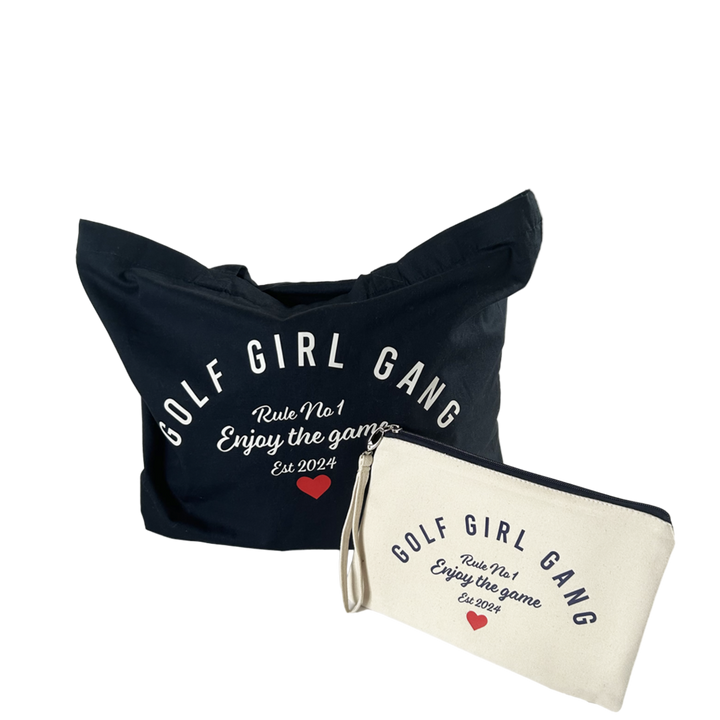 Crested Tote Bag & Zip Purse