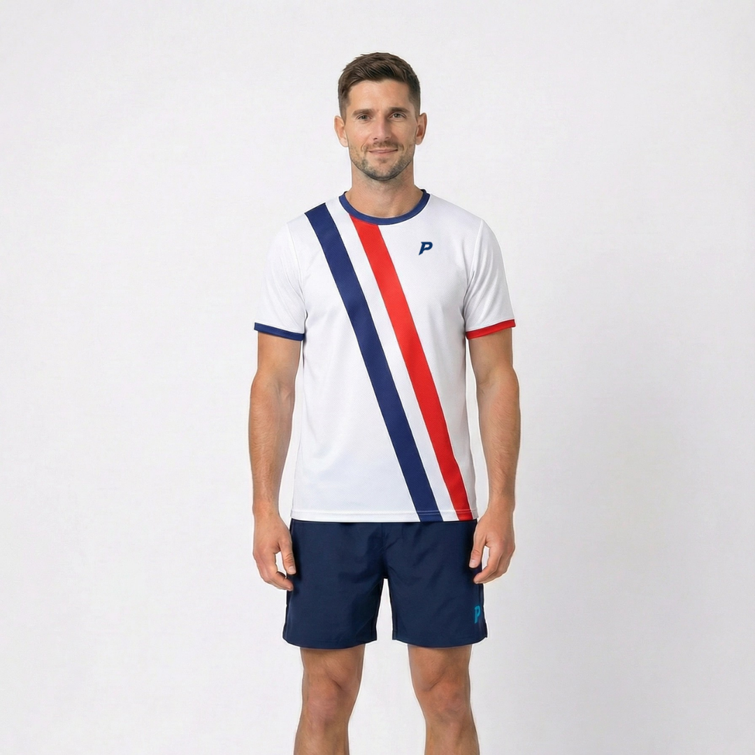 Padel Glide Tech Tee – White