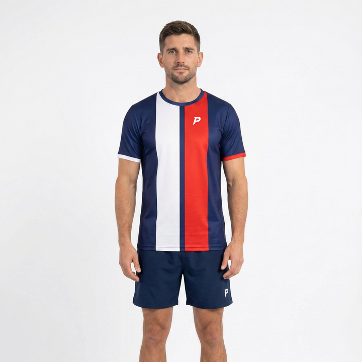 Padel Dart Tech Tee – Navy
