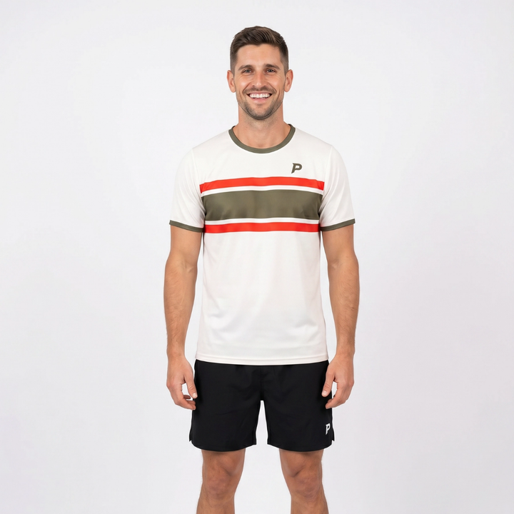 Padel Dash Tech Tee – Off White
