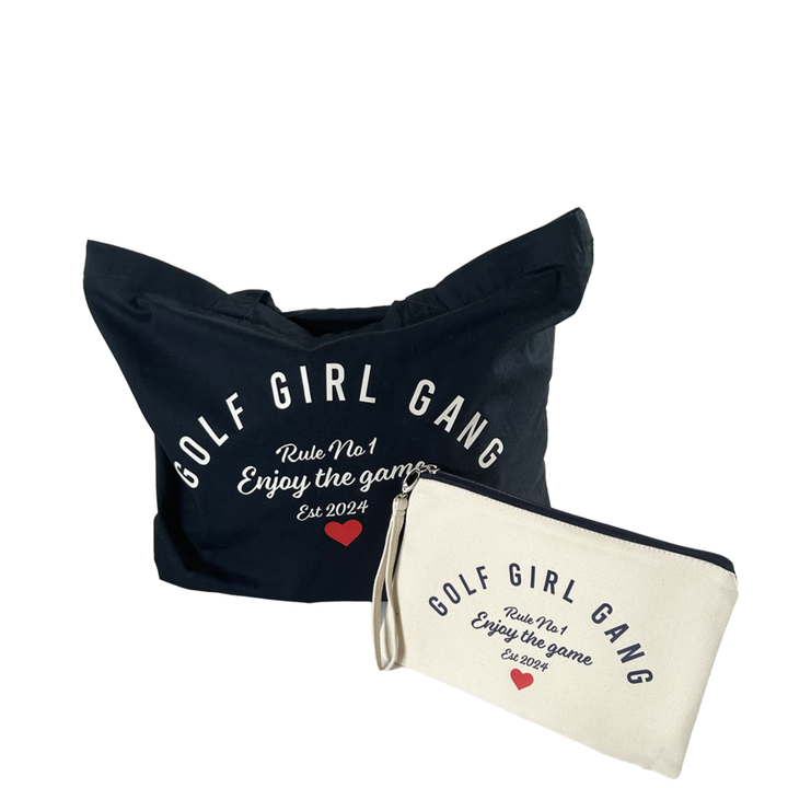 Crested Tote Bag & Zip Purse