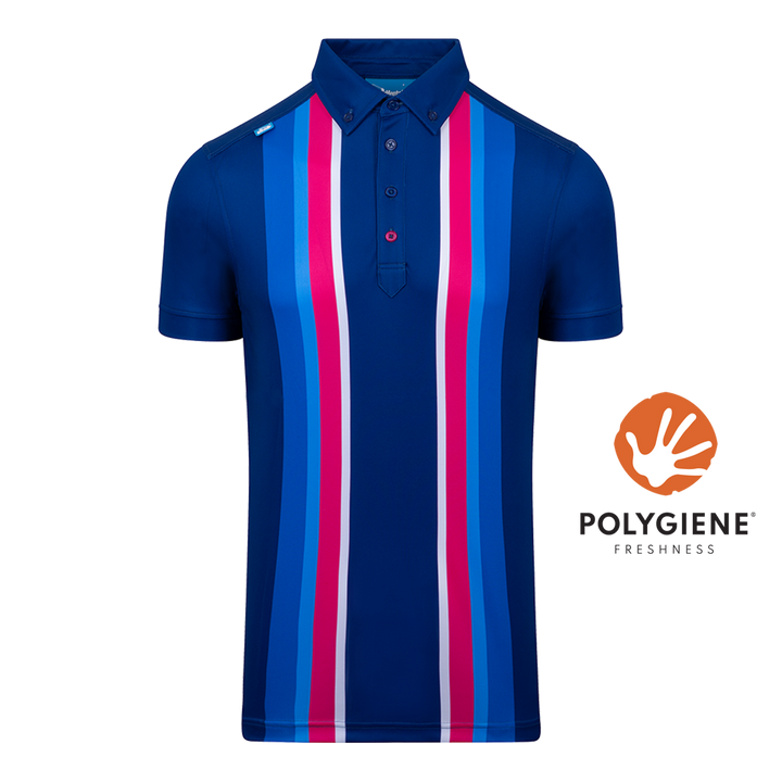 CMAX Vertical Stripe Polo
