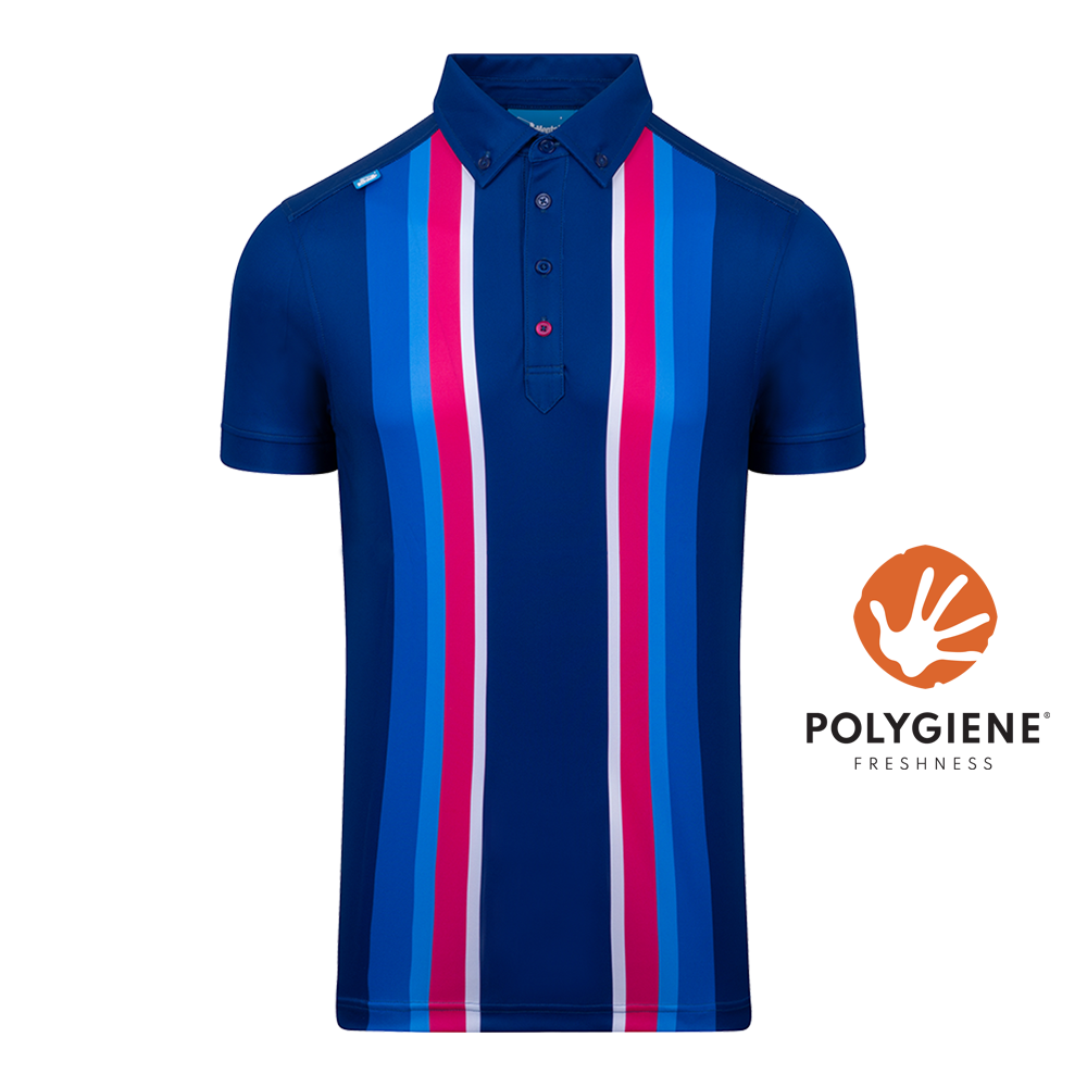 CMAX Vertical Stripe Polo