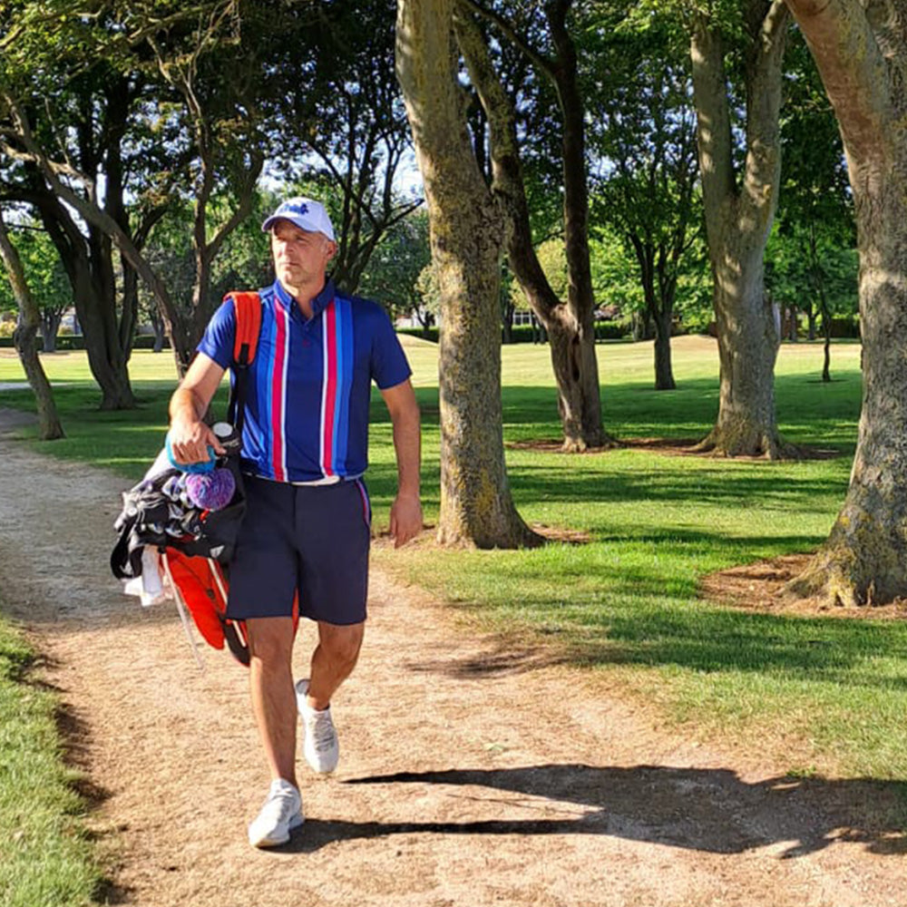 CMAX Vertical Stripe Polo