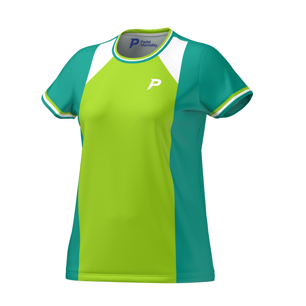 Block Tech T Shirt Green