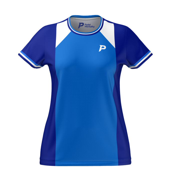 Block Tech T Shirt Blue