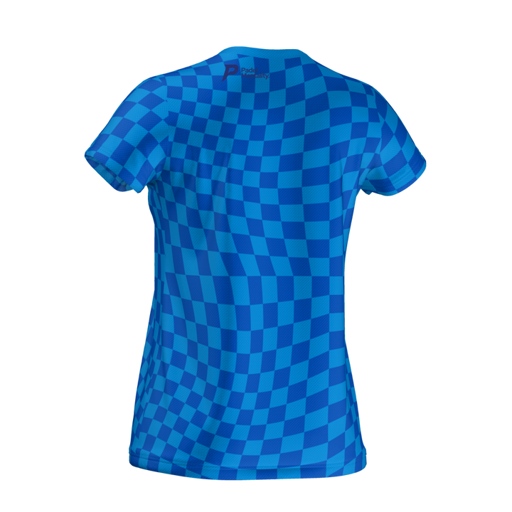 Ripple Womens Tech T Shirt Blue