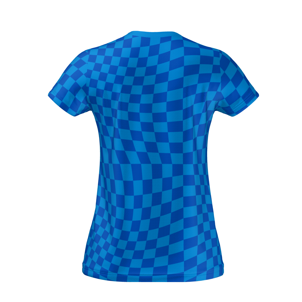 Ripple Womens Tech T Shirt Blue