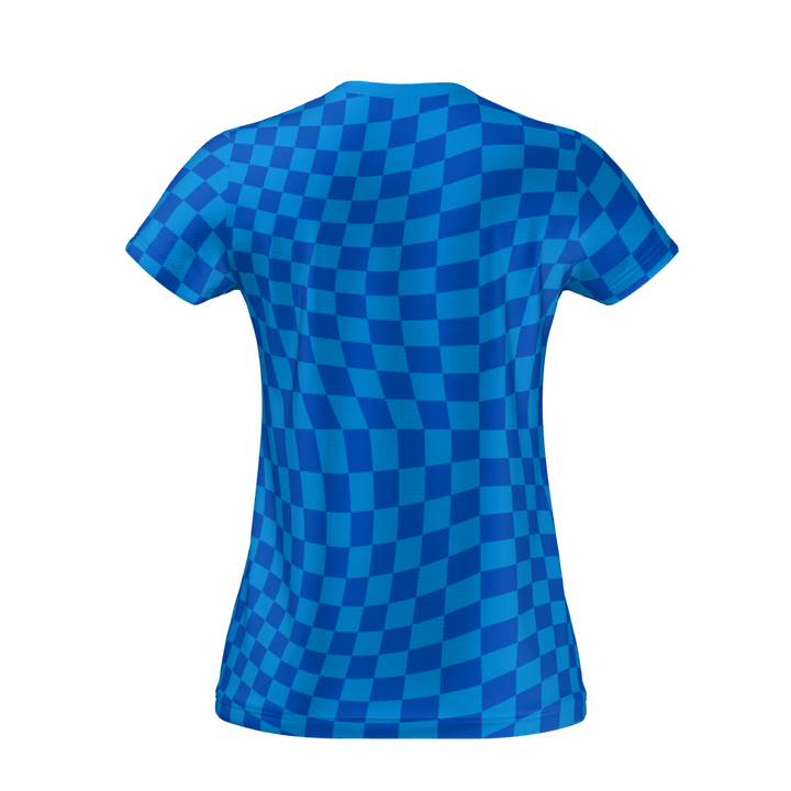 Ripple Womens Tech T Shirt Blue