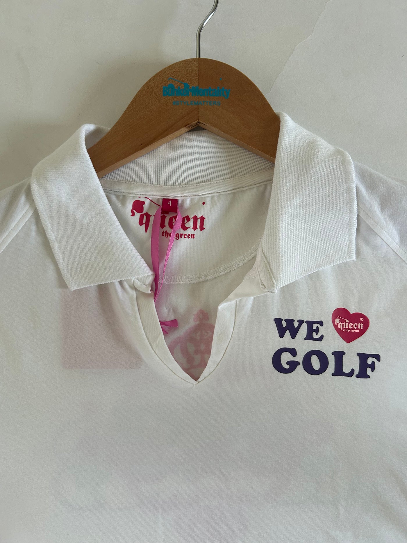 Heart Golf Polo White (sample)