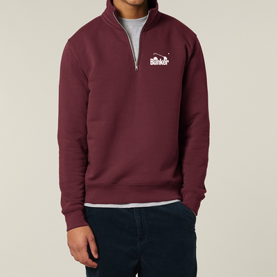 Bunker Zip Sweatshirt Claret