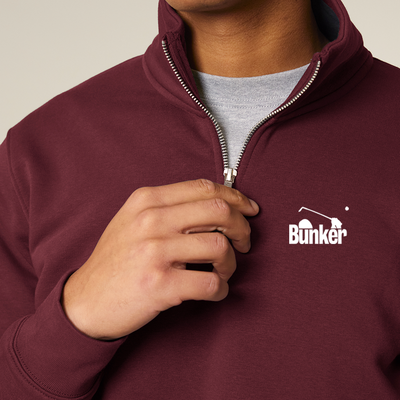 Bunker Zip Sweatshirt Claret