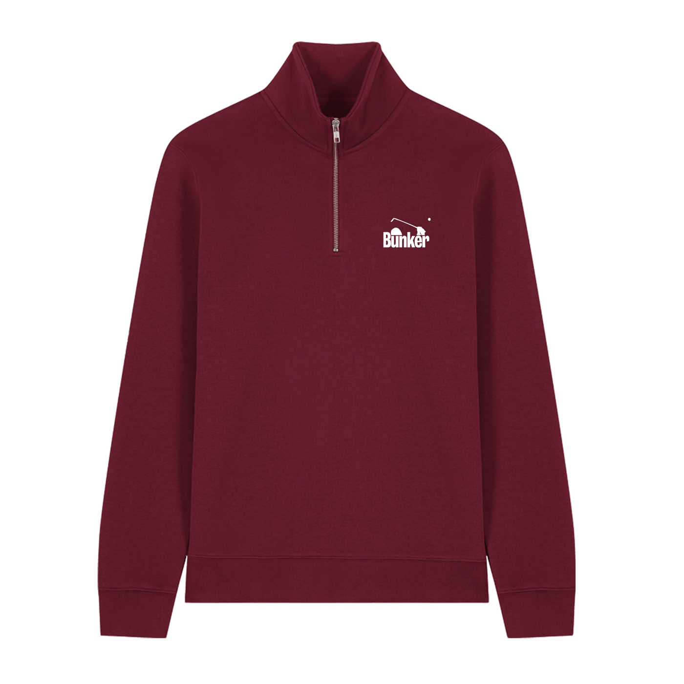 Bunker Zip Sweatshirt Claret