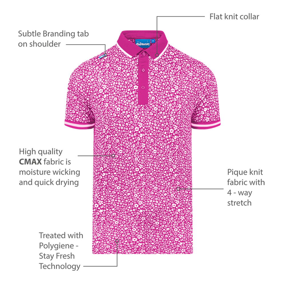 Cmax Ditzy Flower Polo