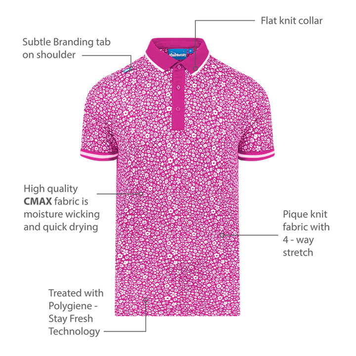 Cmax Ditzy Flower Polo