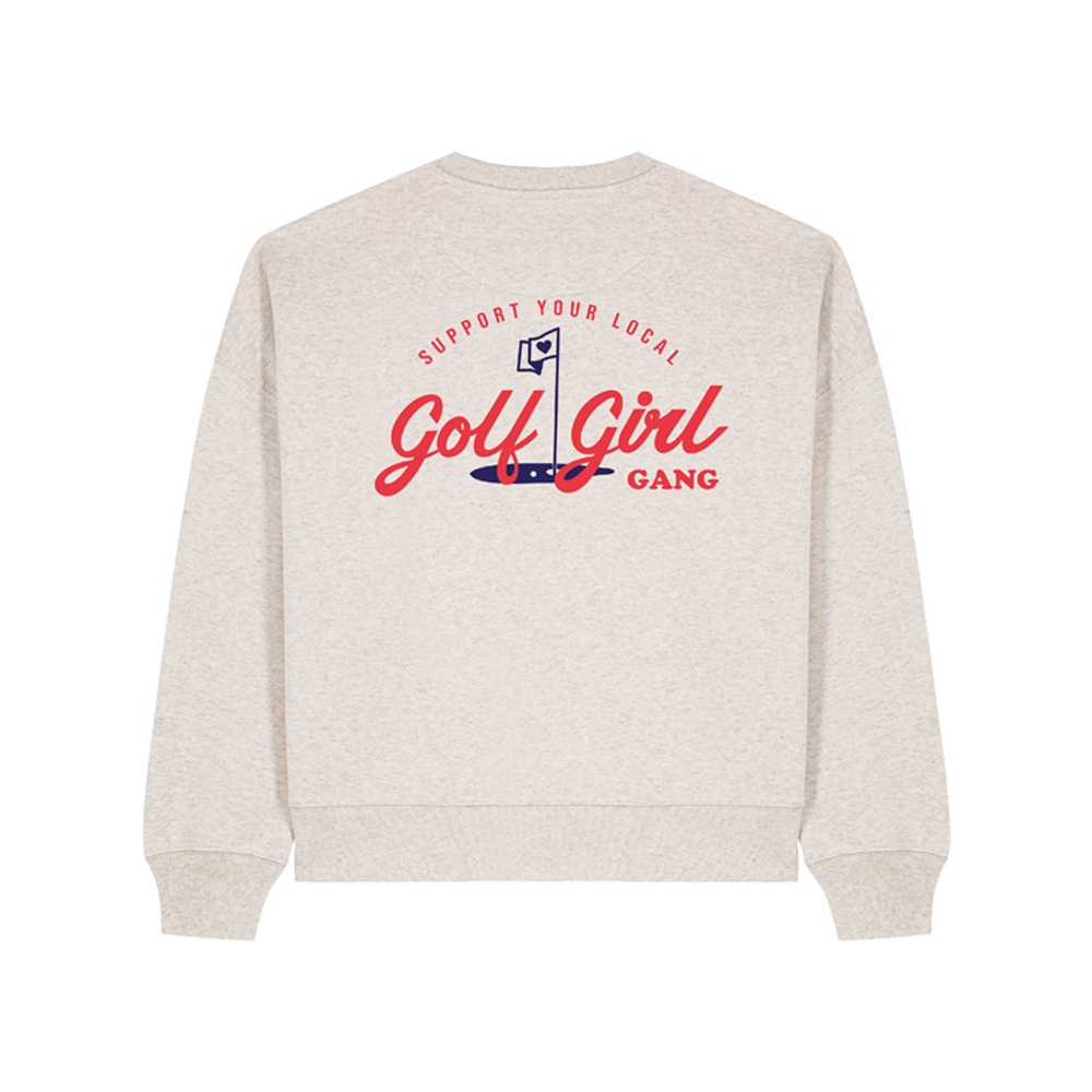 Bunker Woman Girl Gang Sweat Oatmeal