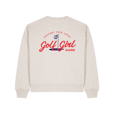 Bunker Woman Girl Gang Sweat Oatmeal