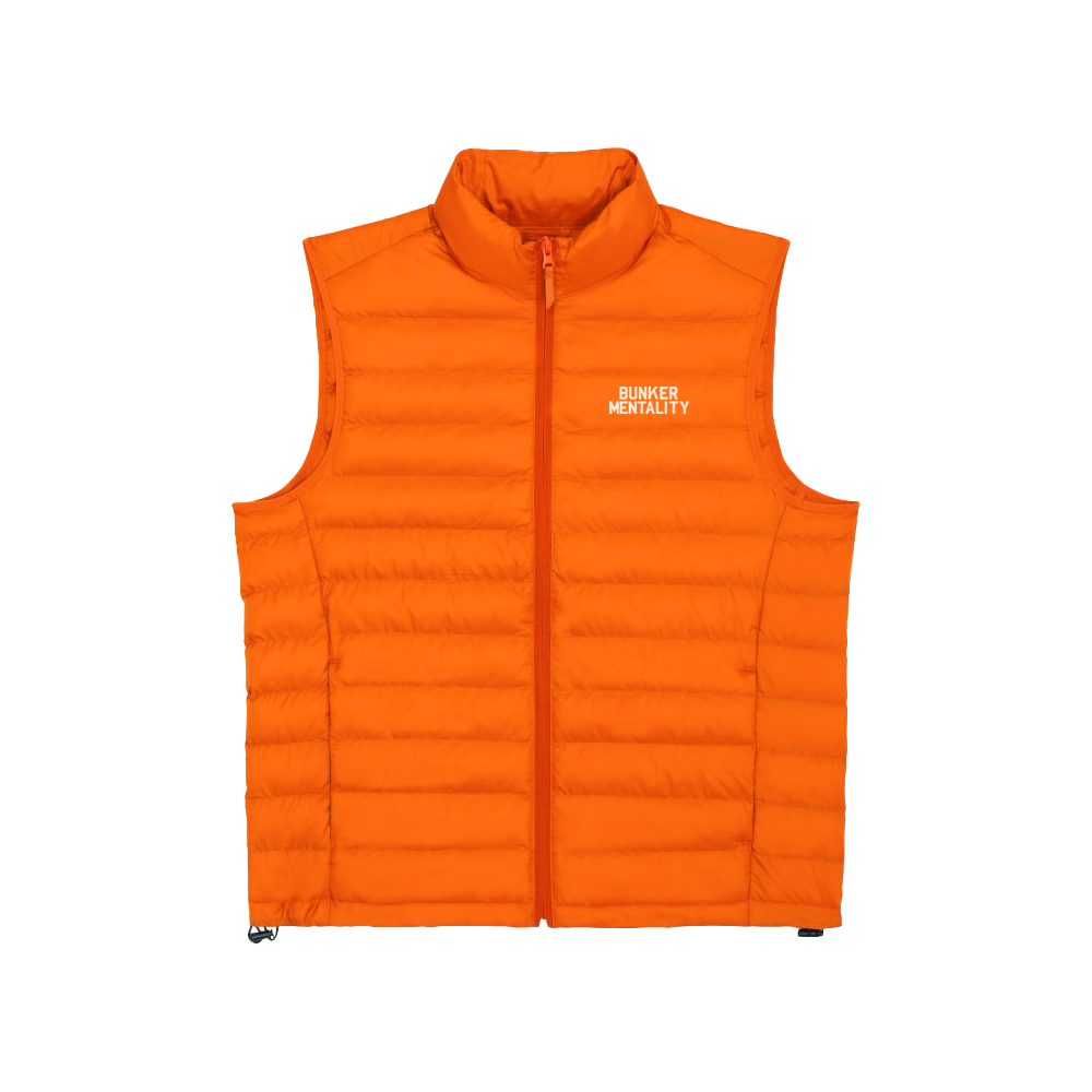 Bunker Tech Logo Gilet - Orange