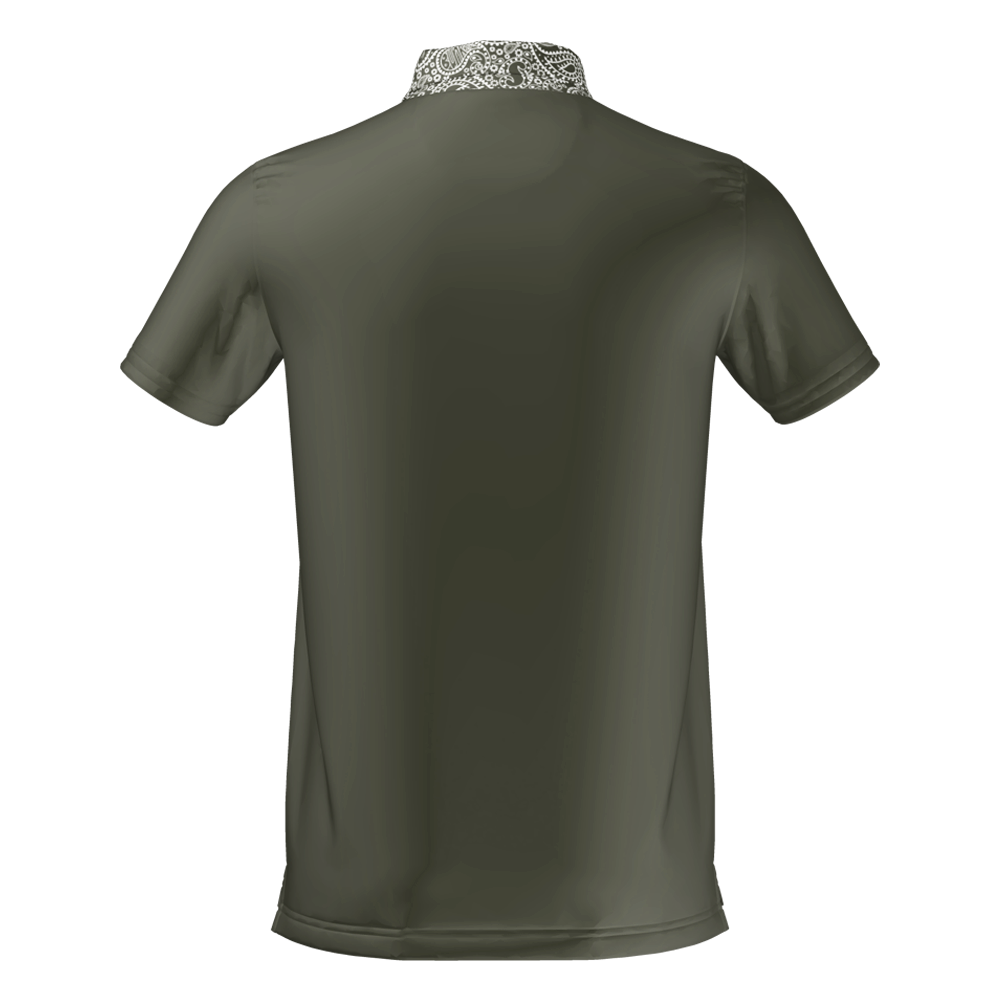 Cmax Paisley Collar Polo