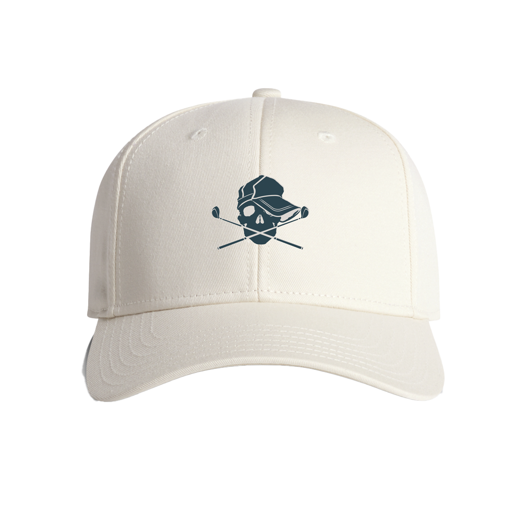 Skull Icon Baseball Cap - Stone