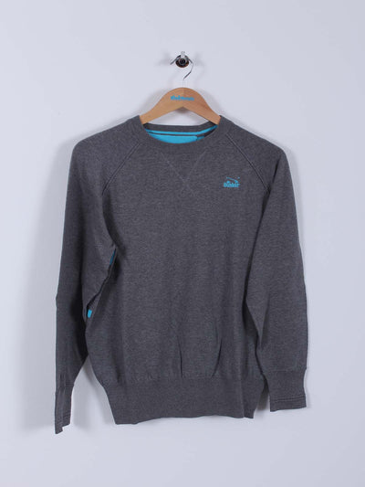 Bunker Stripe Sweater (Sample) - Grey/Blue - Multiple Sizes