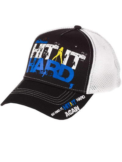 Hit It Hard Golf Cap (Sample) - Black - Various Sizes