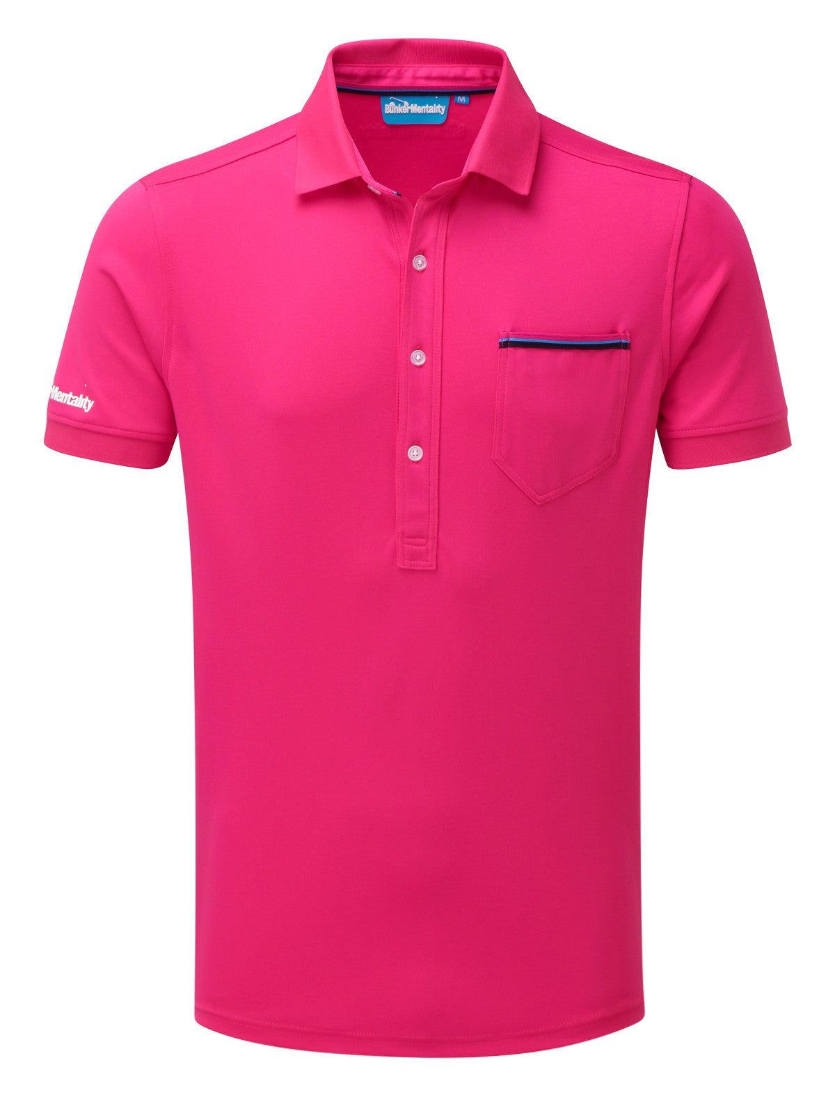 CMAX Jack Polyester Polo Shirt - Hot Pink - Various Sizes (sample)